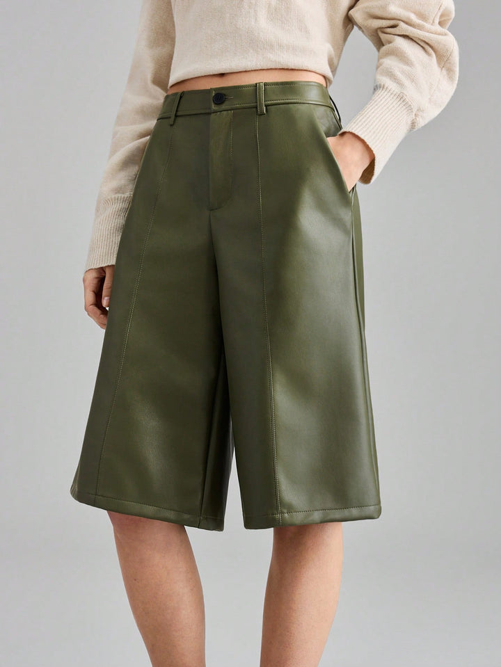 Pantaloni scurți SHEIN, kaki