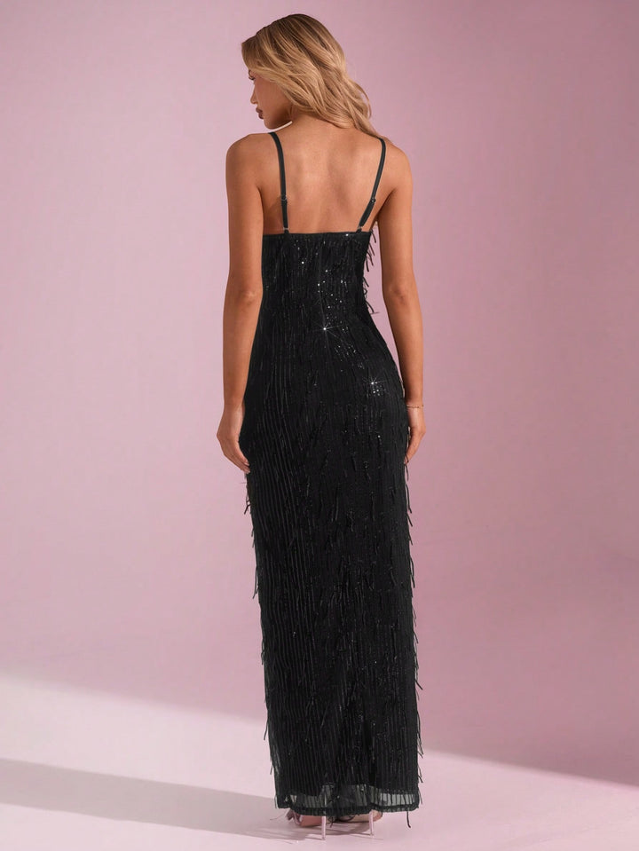 Rochie maxi SHEIN, negru