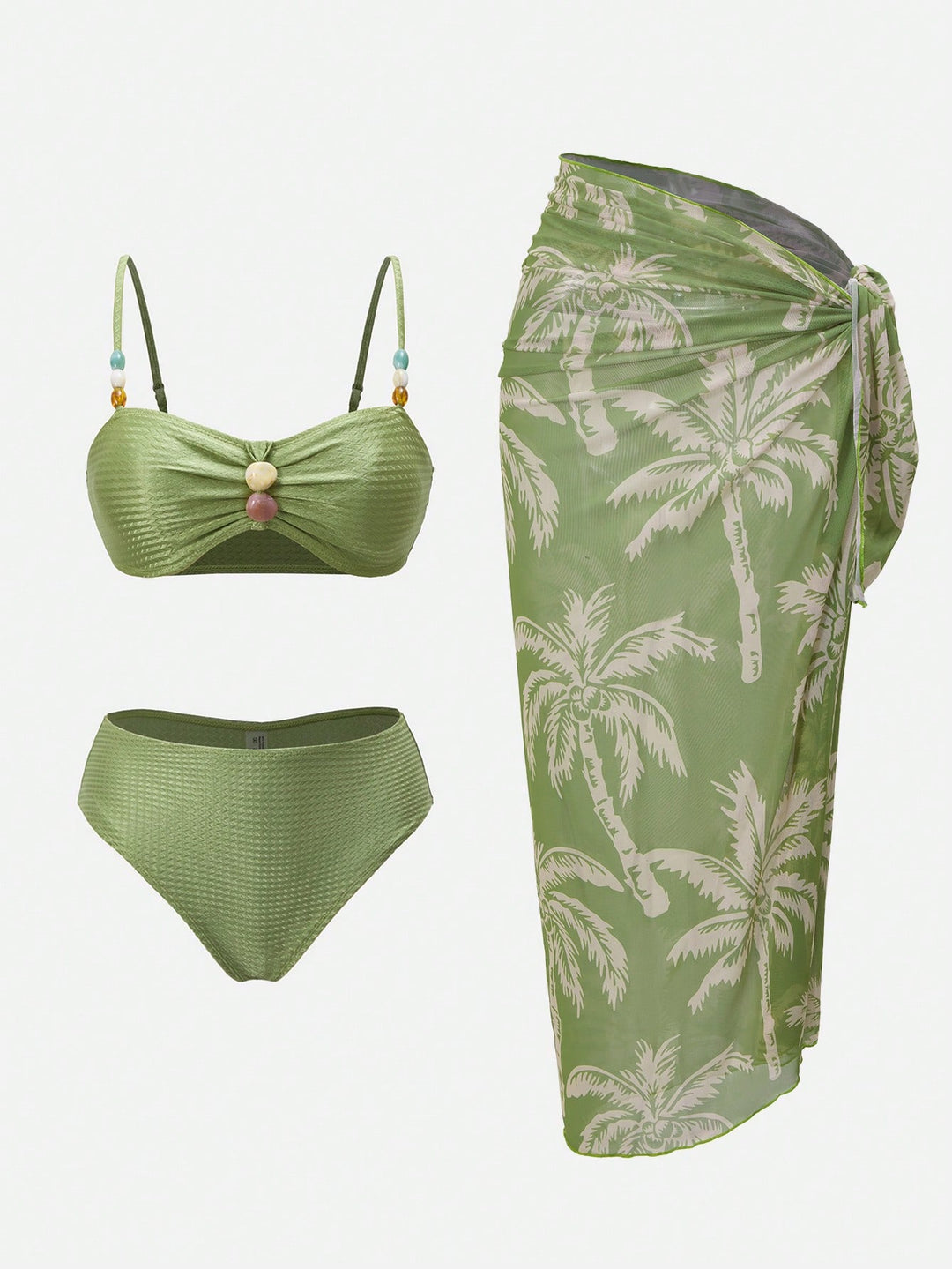 Set bikini SHEIN, verde