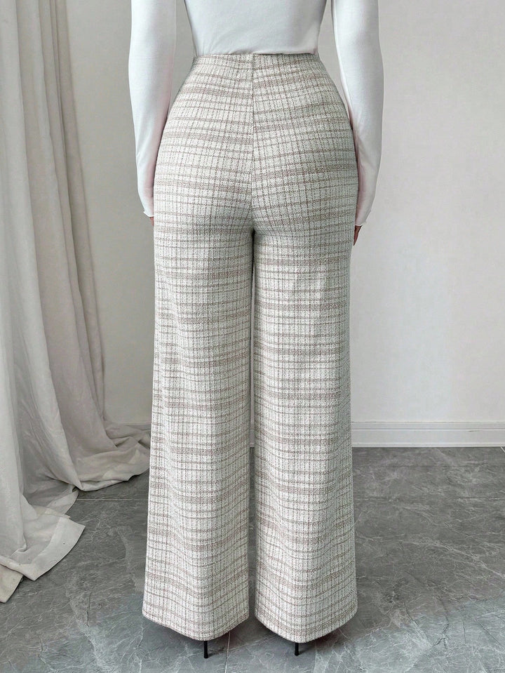 Pantaloni SHEIN, maro