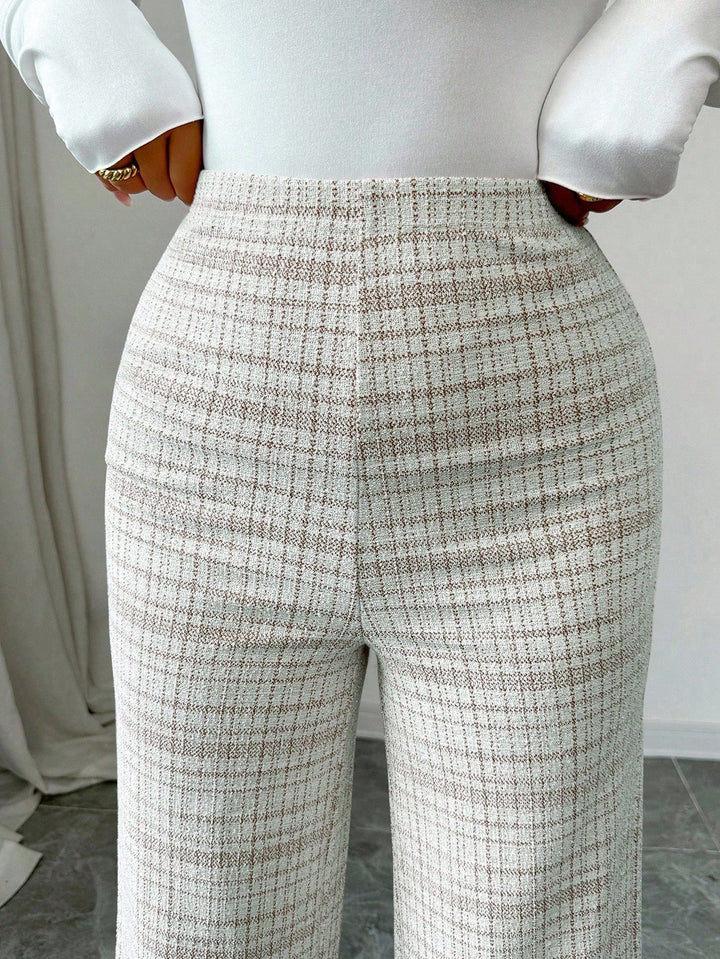 Pantaloni SHEIN, maro