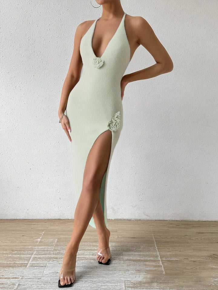 Rochie midi SHEIN, verde