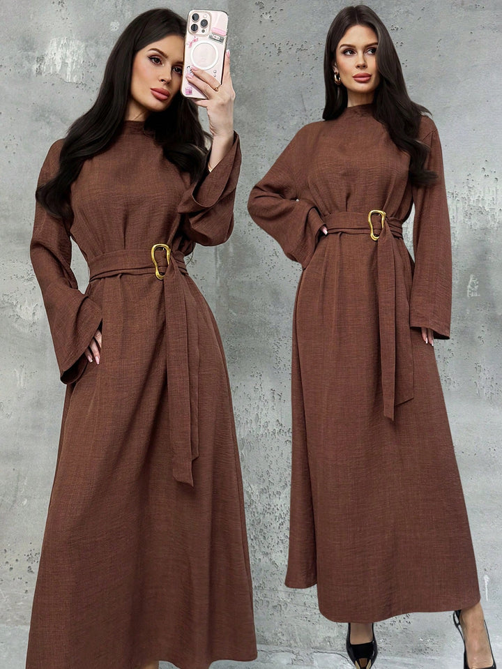 Rochie maxi SHEIN, maro