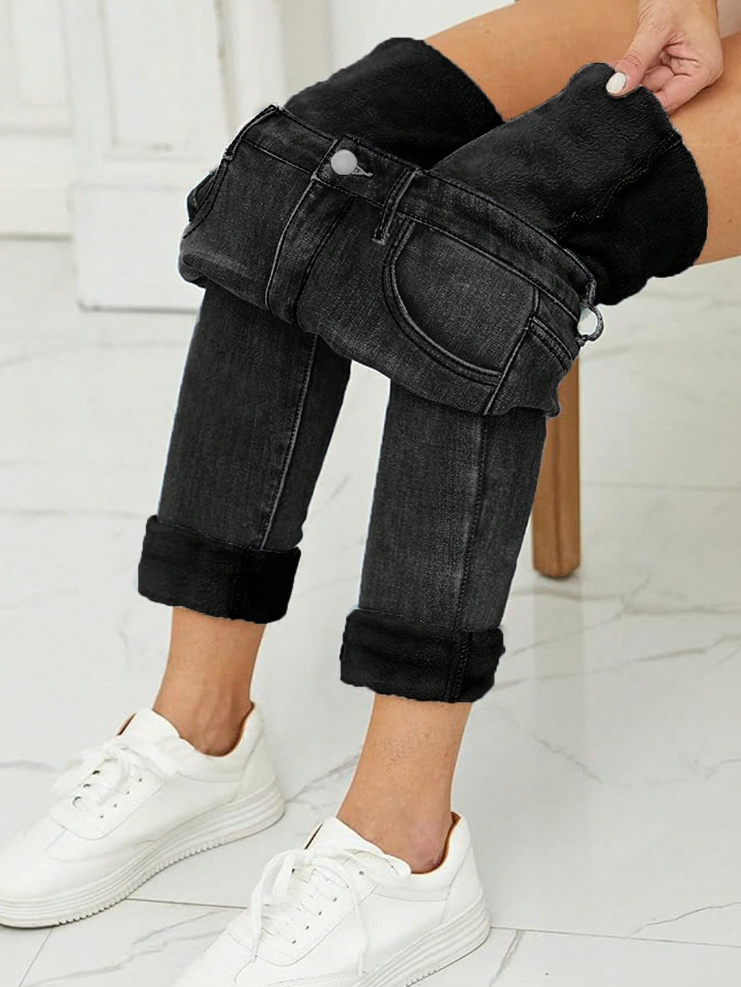 Jeans SHEIN, gri