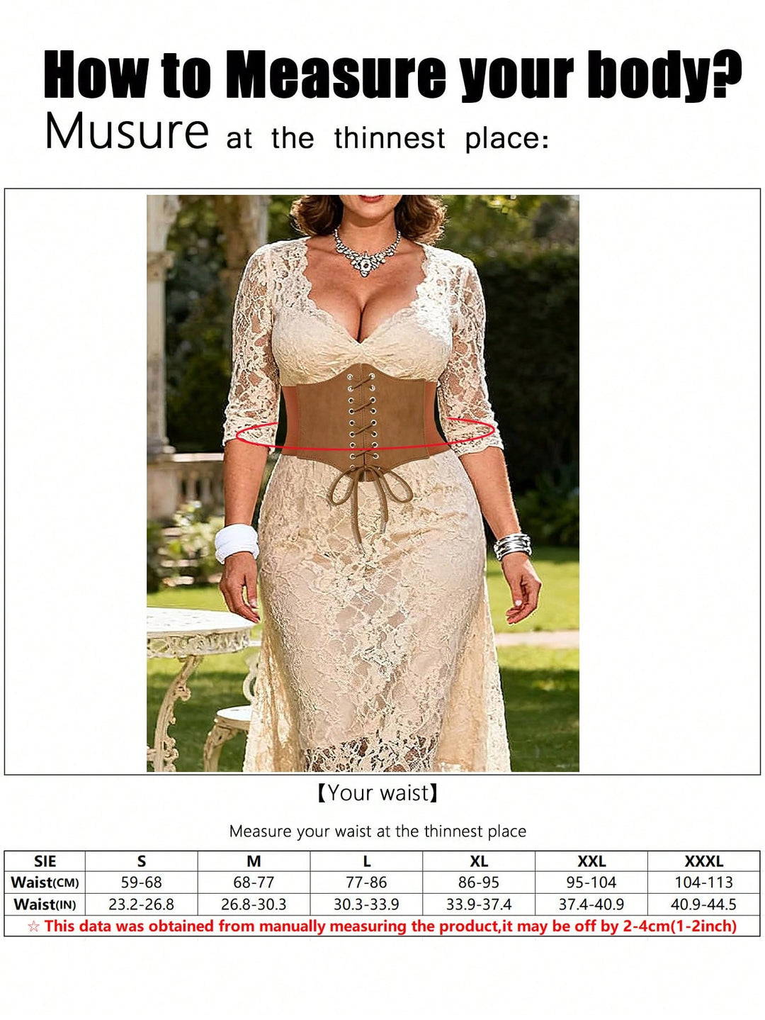 Curea-corset SHEIN, maro