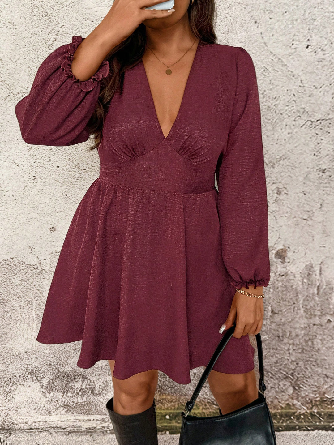 Rochie SHEIN, maro