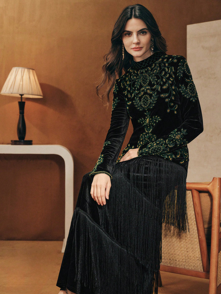 SHEIN Maxi ruha, zöld
