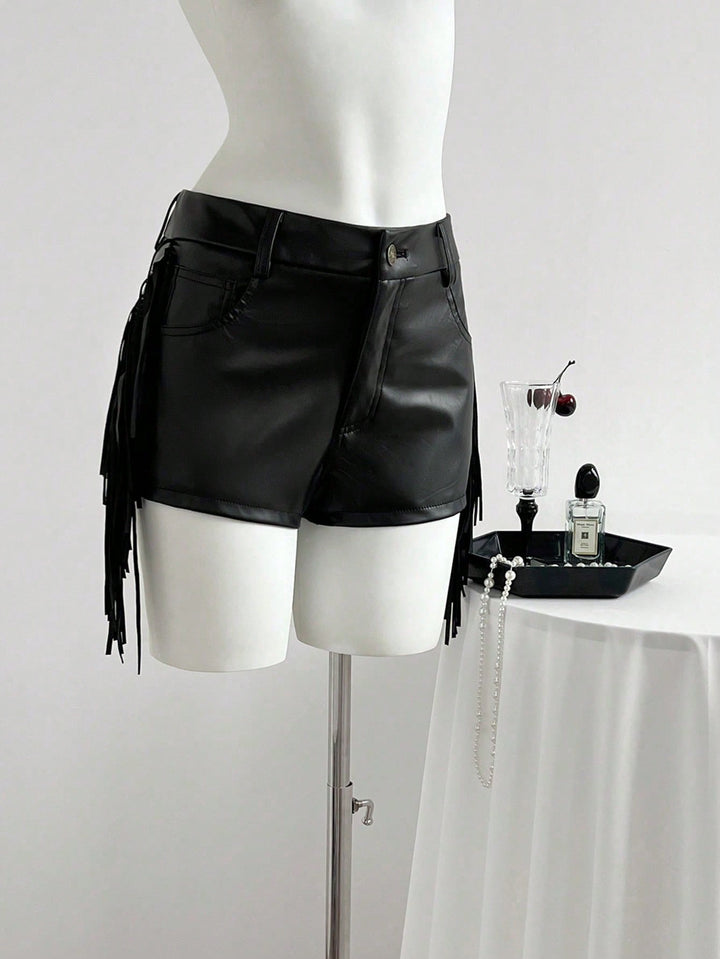 Pantaloni scurți SHEIN, negru