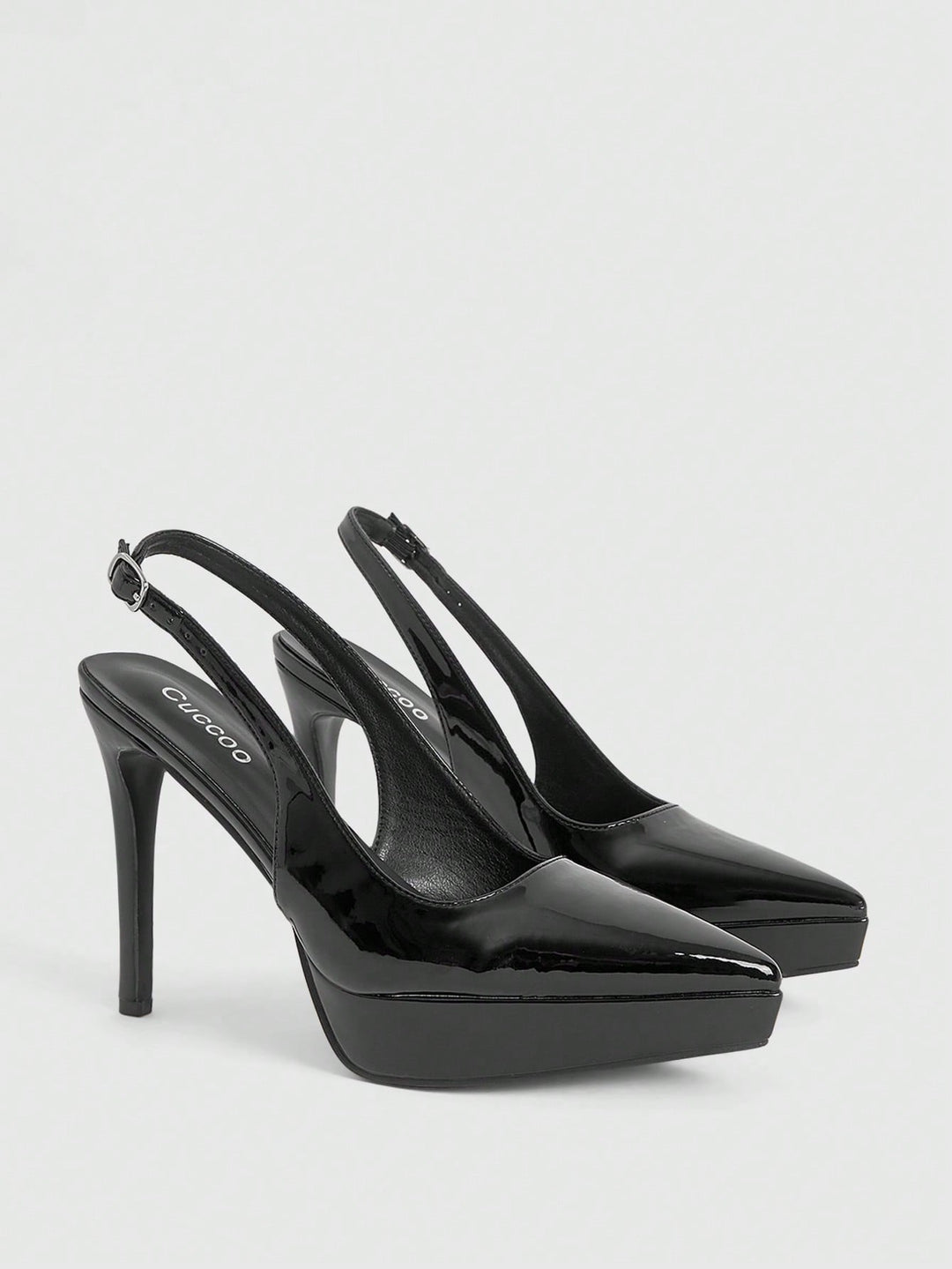 Pantofi cu toc SHEIN, negru