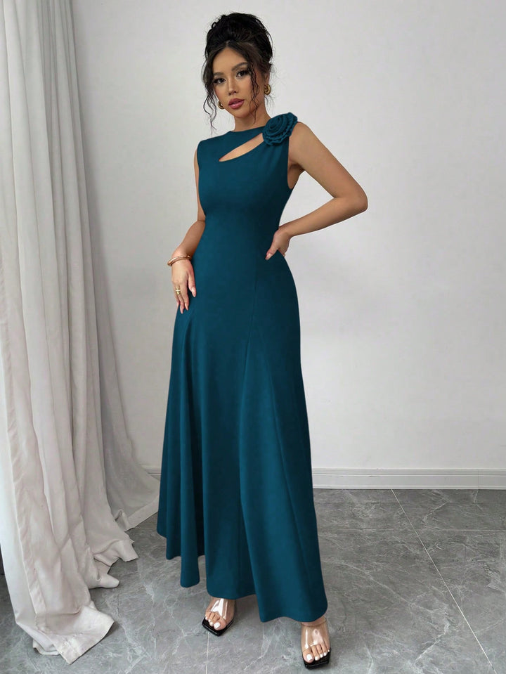Rochie maxi SHEIN, albastru