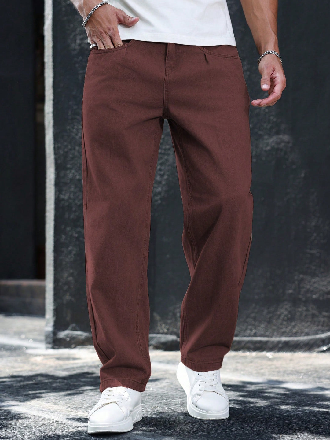 Jeans SHEIN, maro
