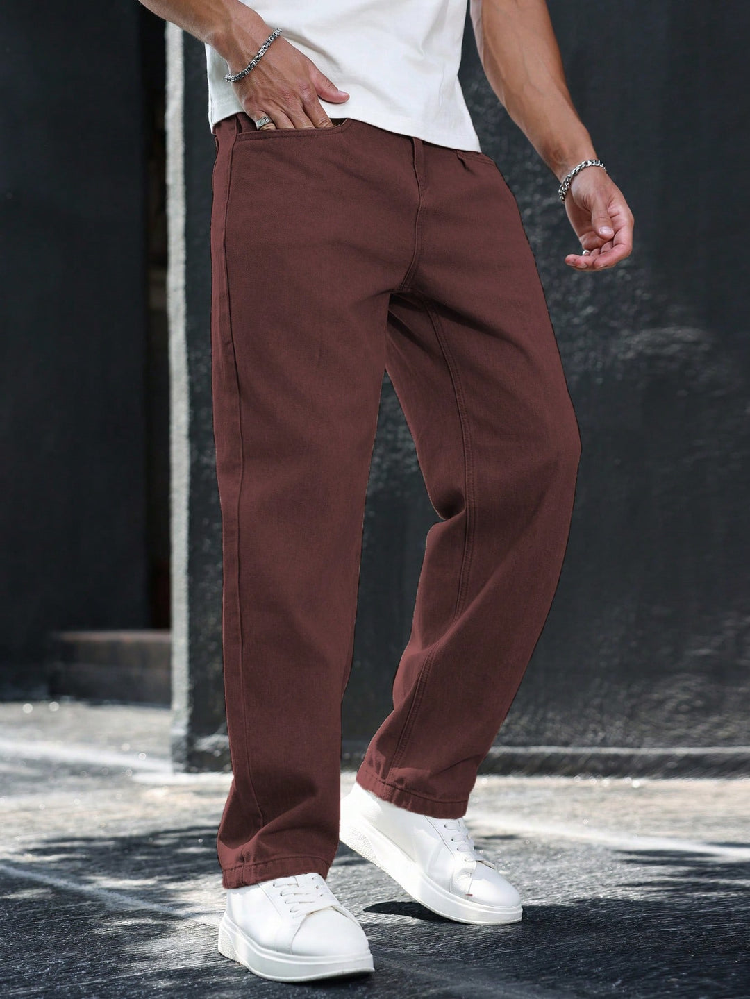 Jeans SHEIN, maro