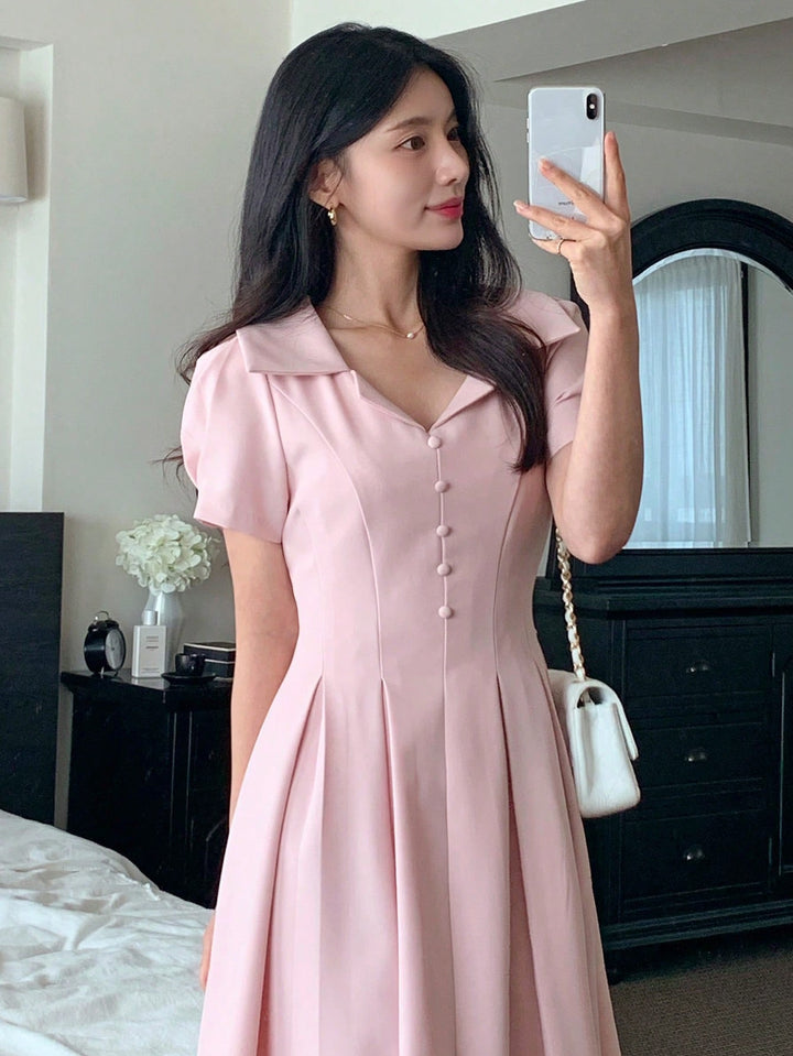 Rochie midi SHEIN, roz