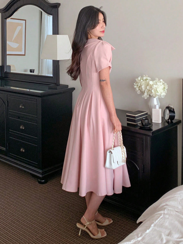 Rochie midi SHEIN, roz