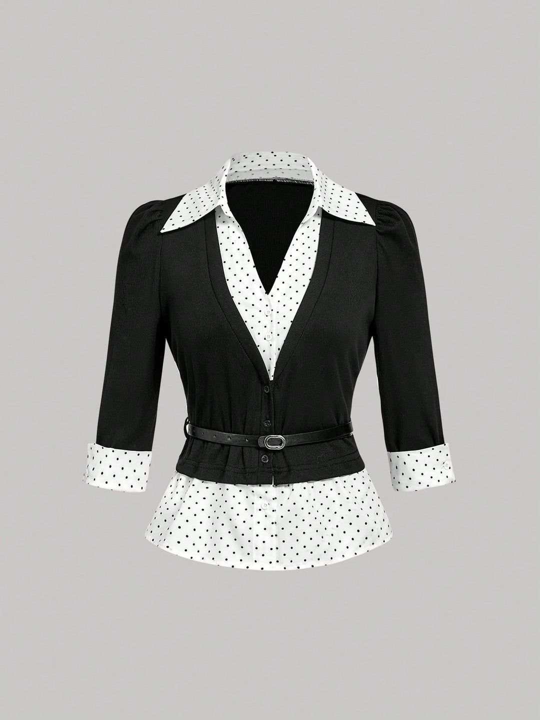 Top SHEIN, negru