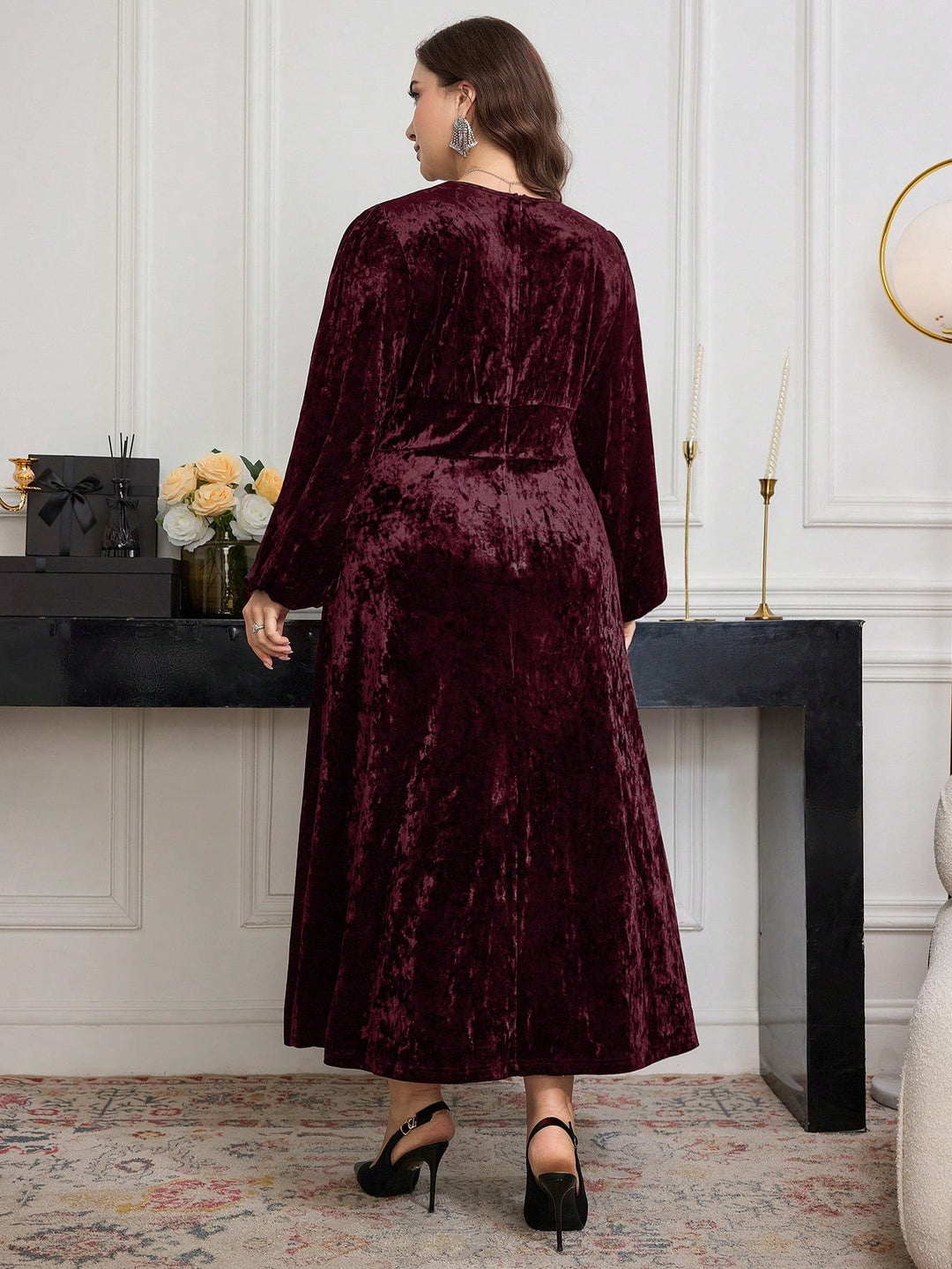 Rochie SHEIN, vișiniu