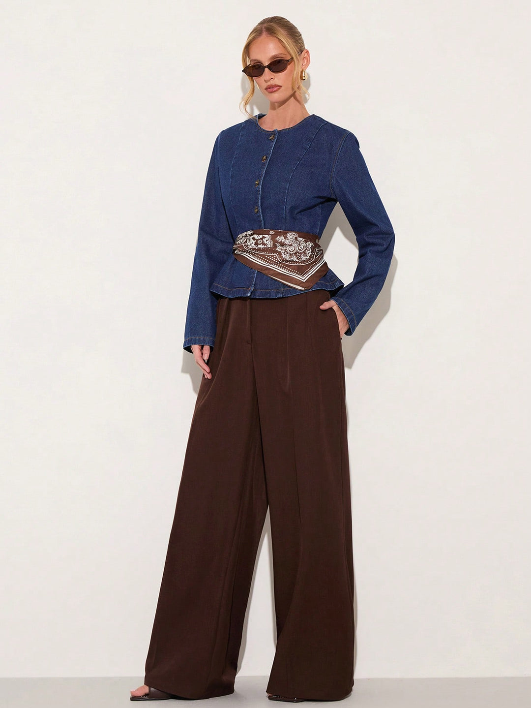 Top SHEIN, albastru