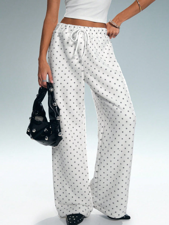 Pantaloni SHEIN, alb