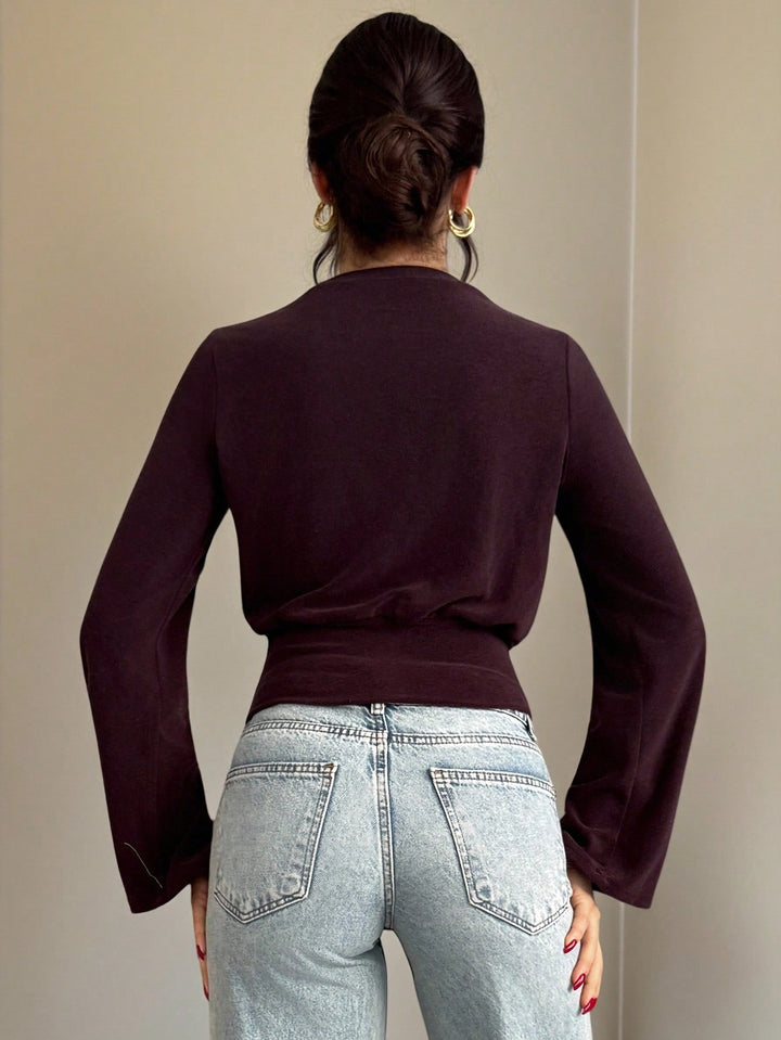 Shein blúz, lila