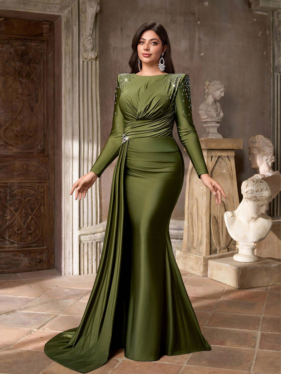 Rochie SHEIN, verde