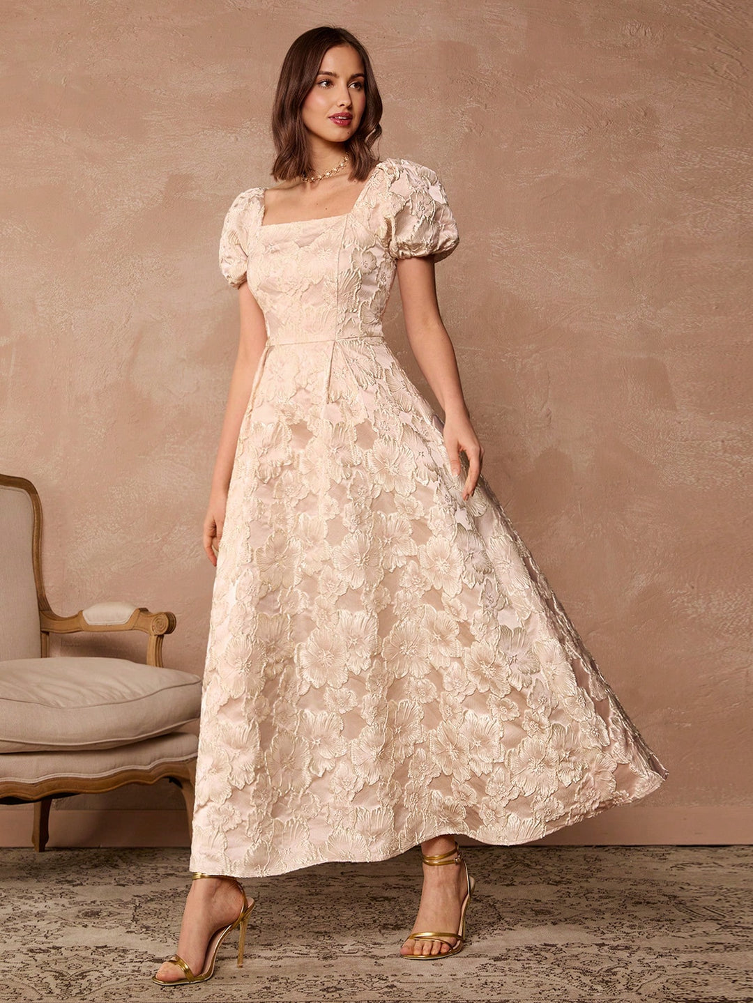 Rochie maxi SHEIN, roz