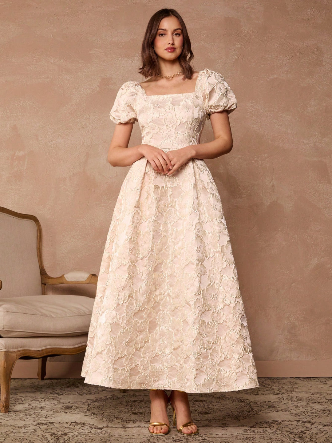 Rochie maxi SHEIN, roz