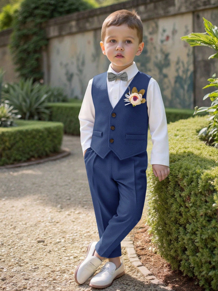 Costum SHEIN, albastru
