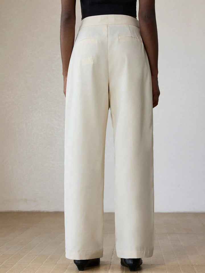 Pantaloni SHEIN, crem
