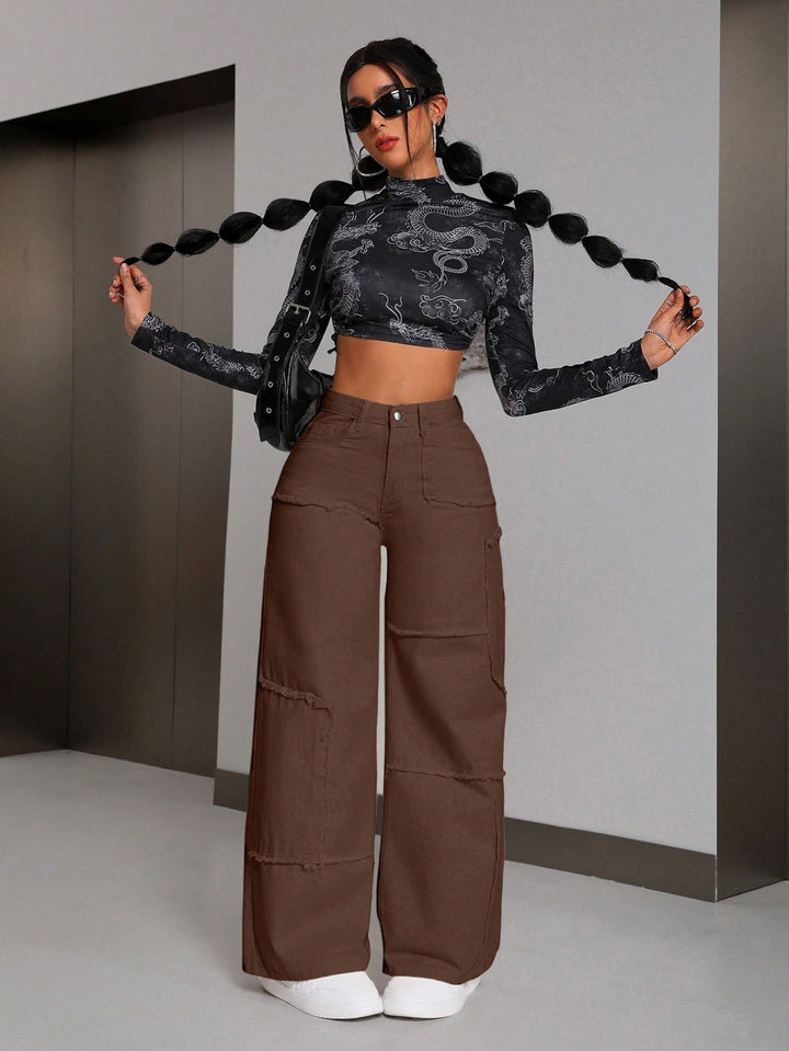 Jeans SHEIN, maro