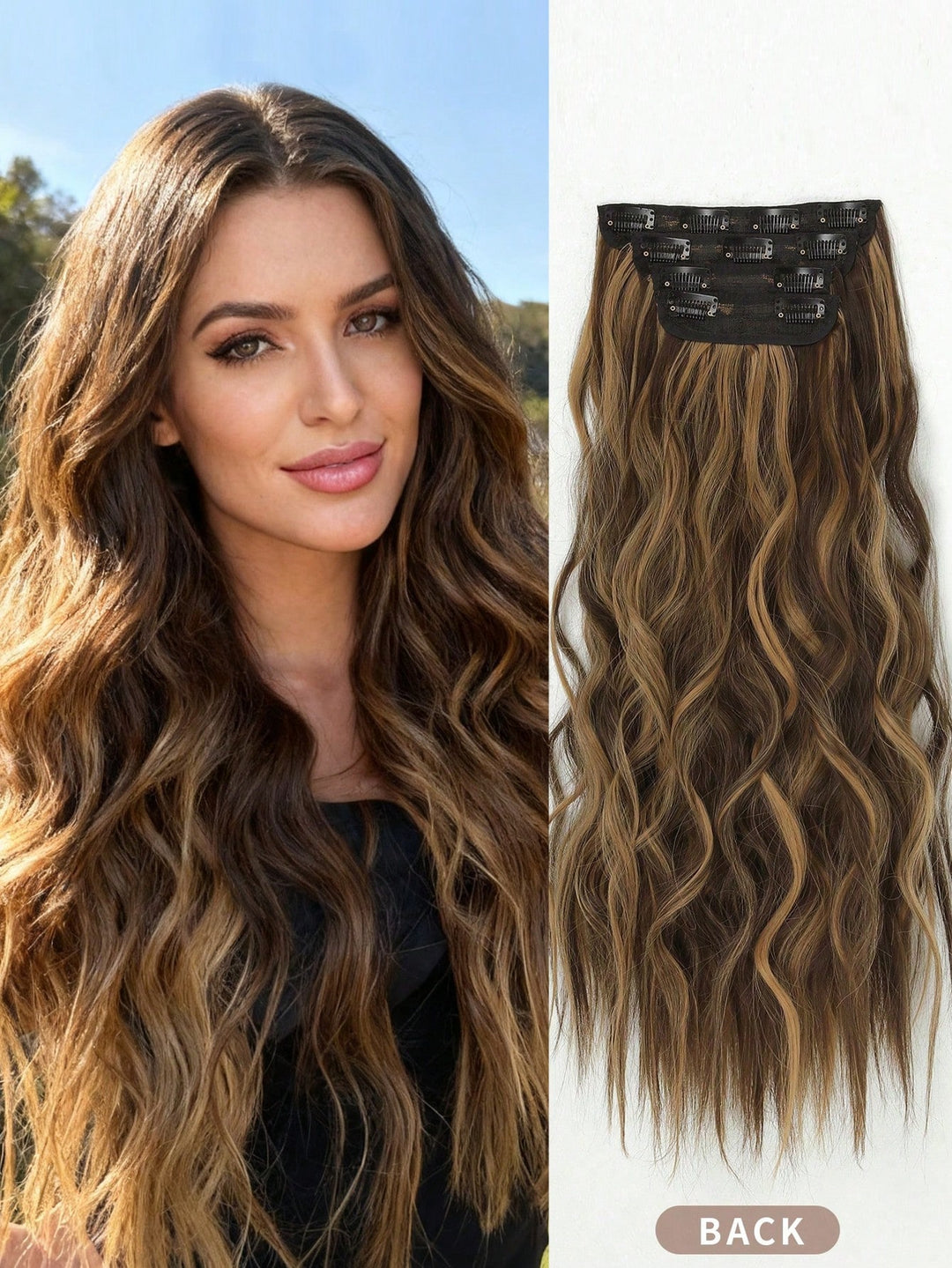 Extensie SHEIN, negru