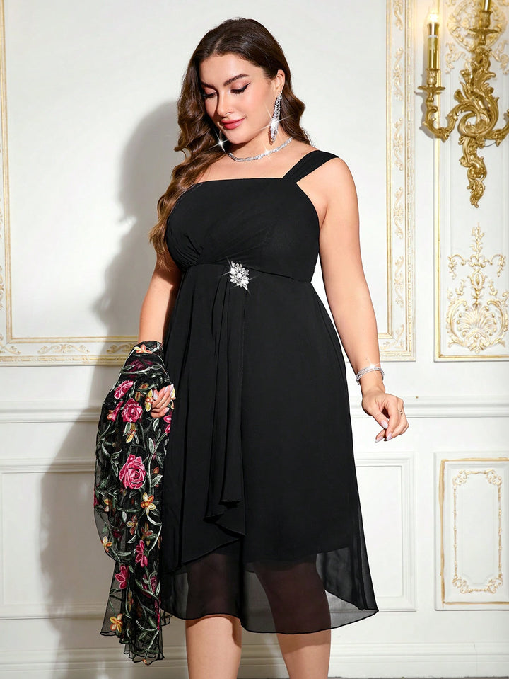 Set rochie și cardigan SHEIN, negru