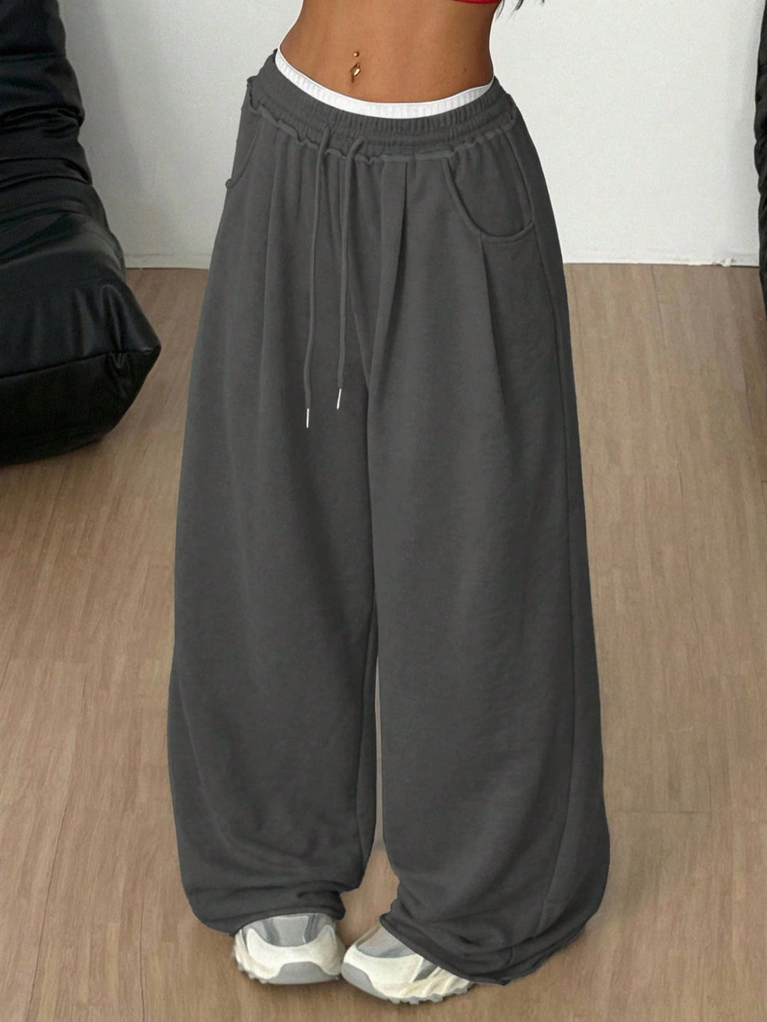 Pantaloni SHEIN, gri