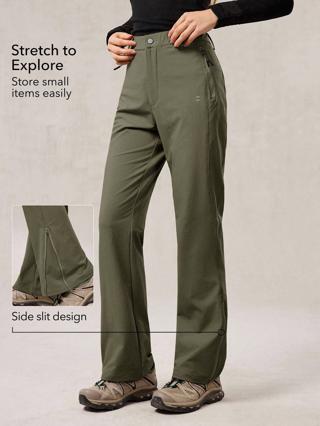Pantaloni SHEIN, verde