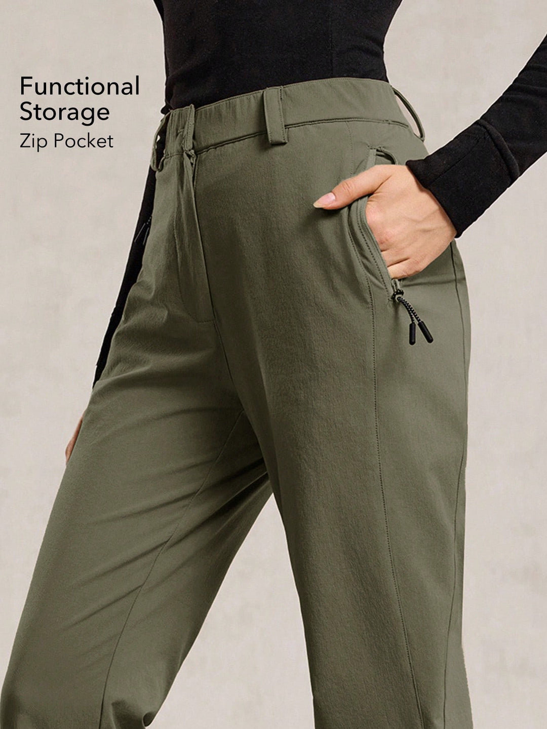 Pantaloni SHEIN, verde