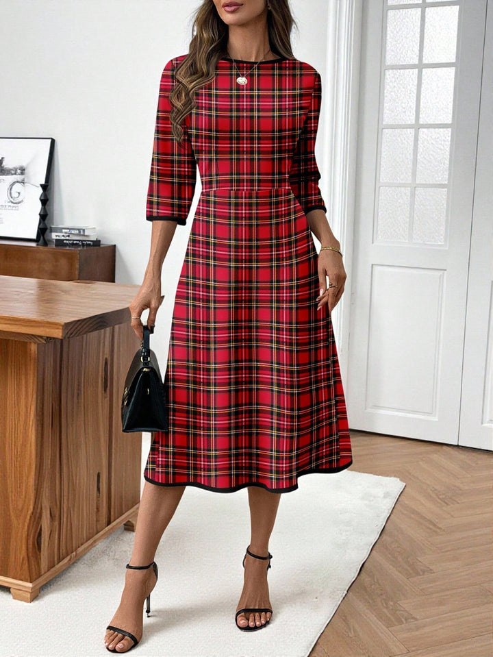 Rochie midi SHEIN, roșu