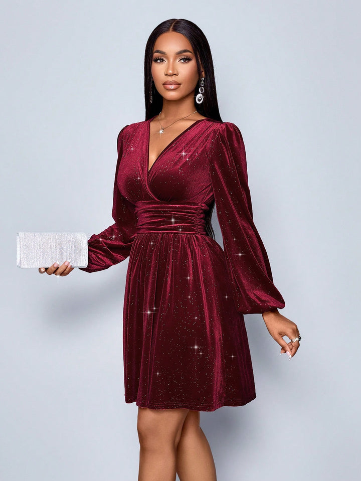 Rochie mini SHEIN, vișiniu