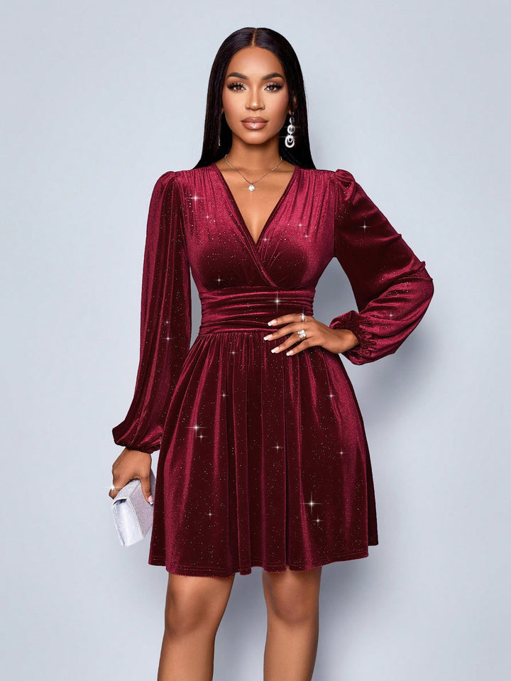 Rochie mini SHEIN, vișiniu