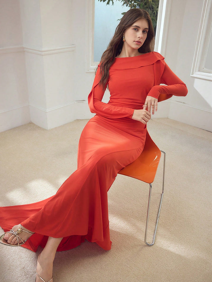 Rochie maxi SHEIN, roșu