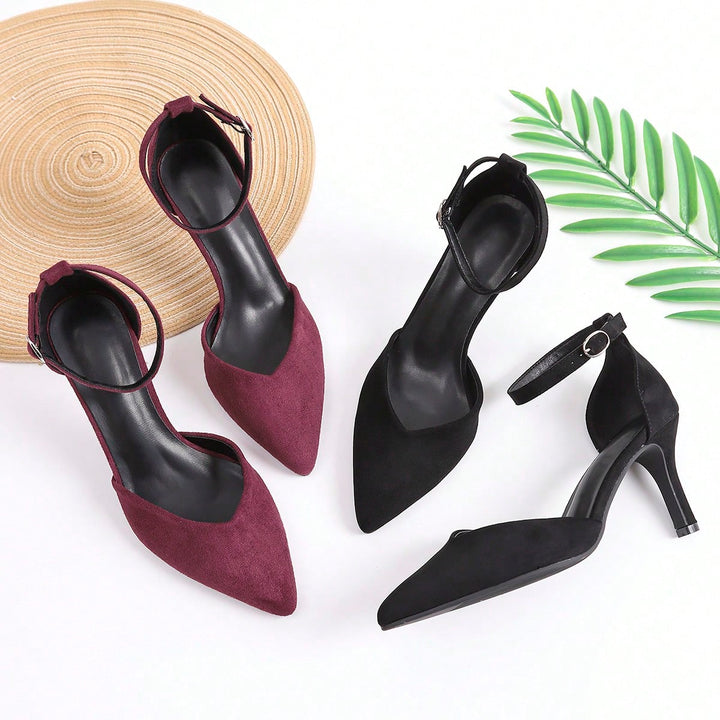 Pantofi cu toc SHEIN, negru