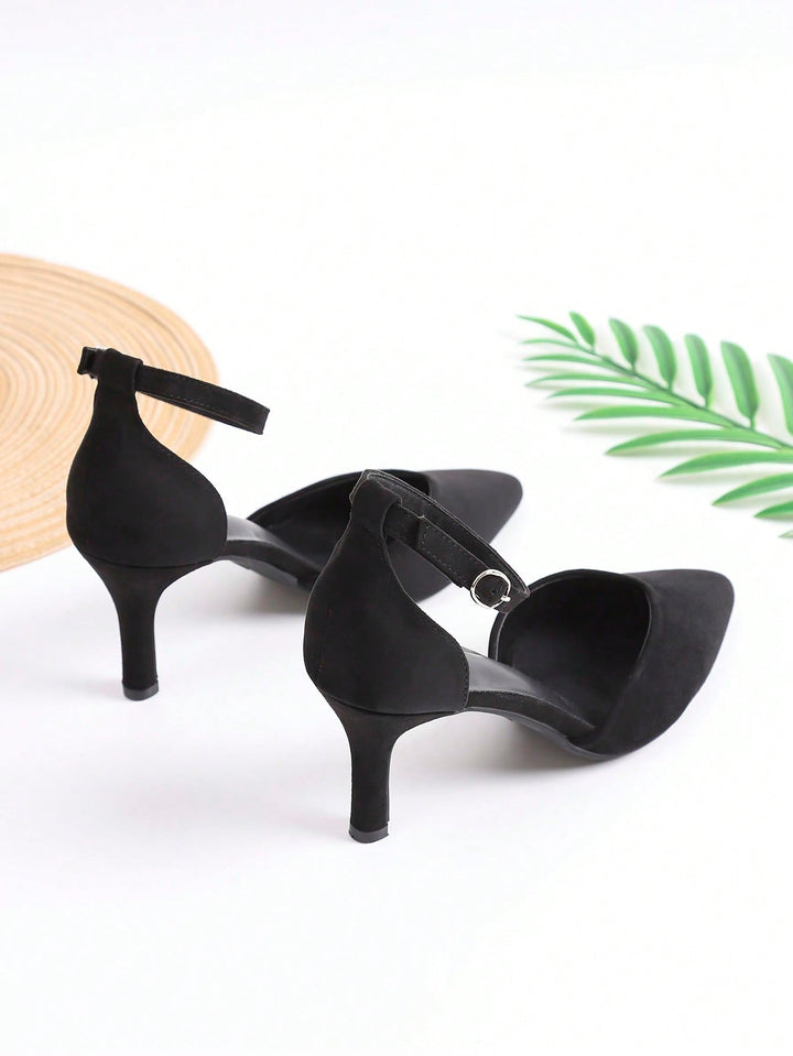 Pantofi cu toc SHEIN, negru
