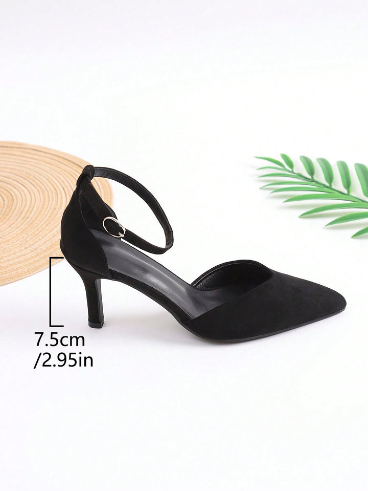Pantofi cu toc SHEIN, negru