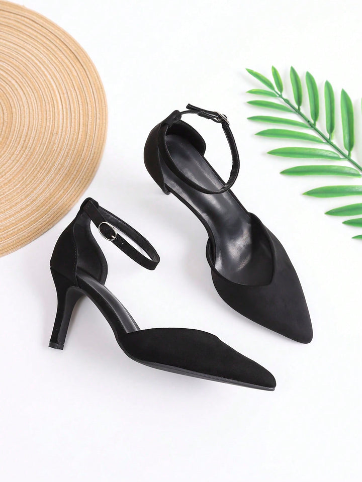 Pantofi cu toc SHEIN, negru