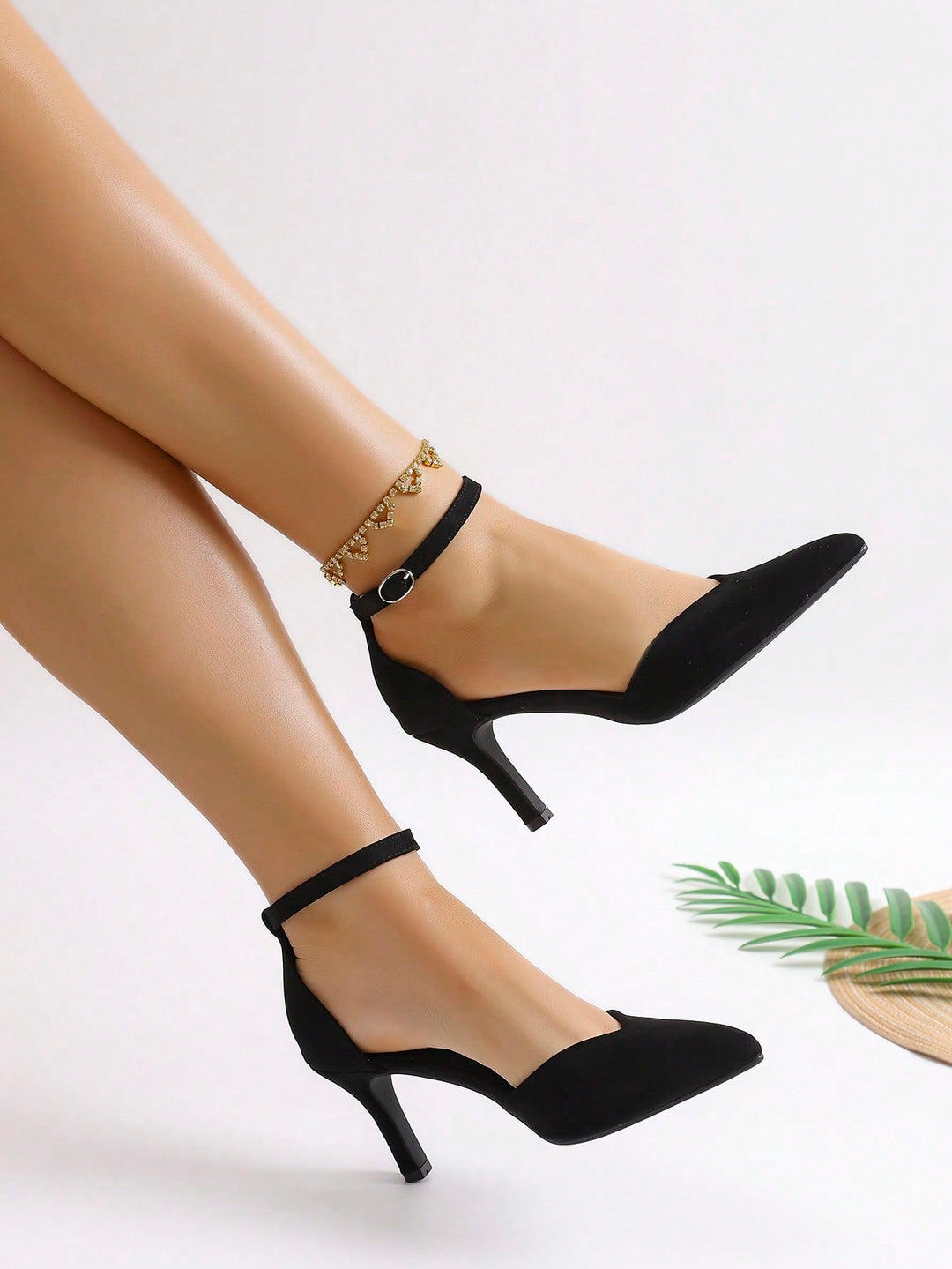 Pantofi cu toc SHEIN, negru