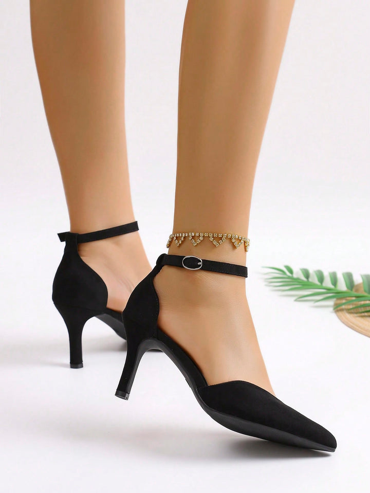 Pantofi cu toc SHEIN, negru