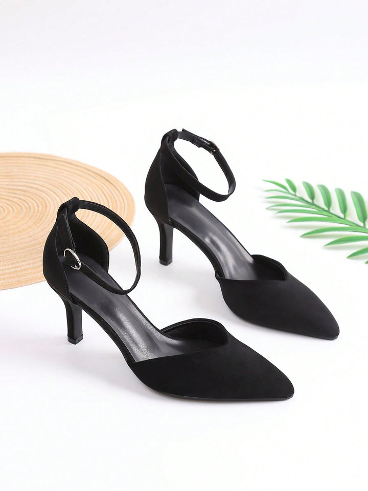 Pantofi cu toc SHEIN, negru