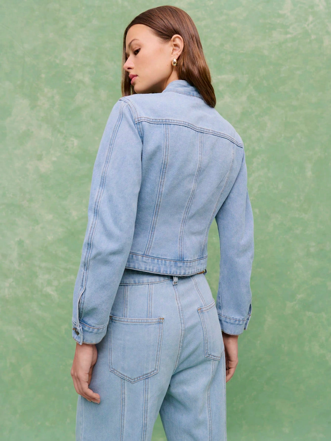 Jachetă denim SHEIN