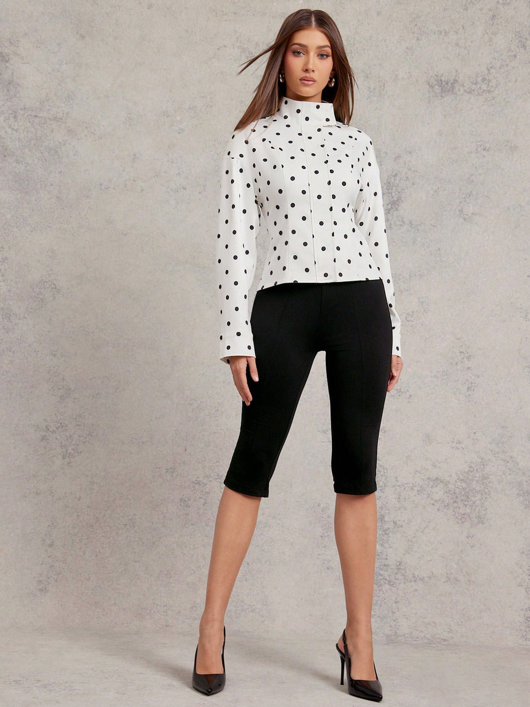 Top SHEIN, negru