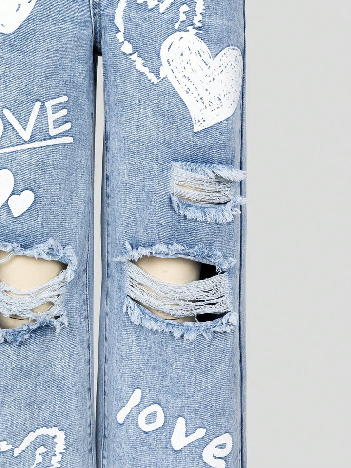 Jeans SHEIN, albastru