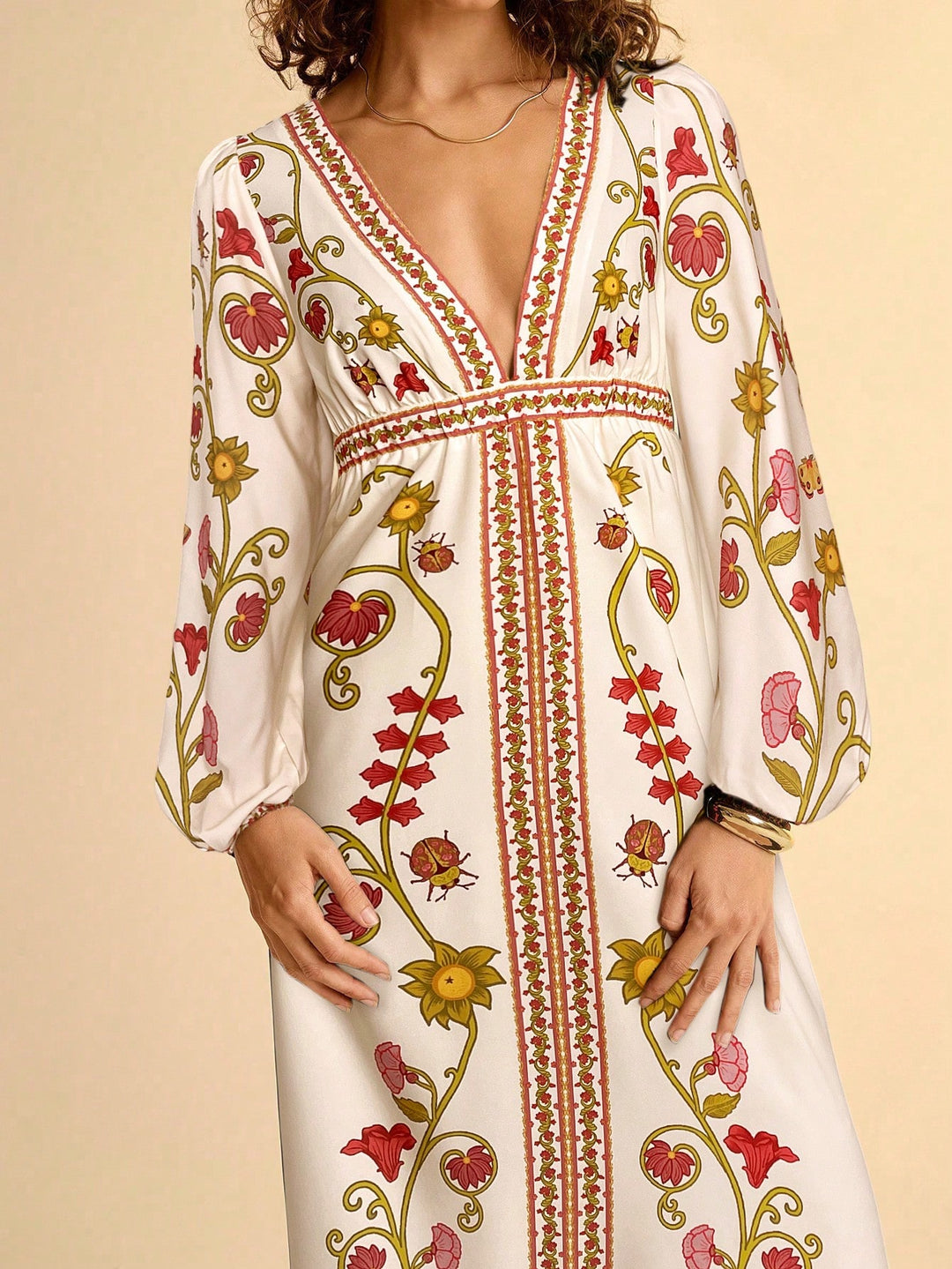 Rochie maxi SHEIN, mix culori