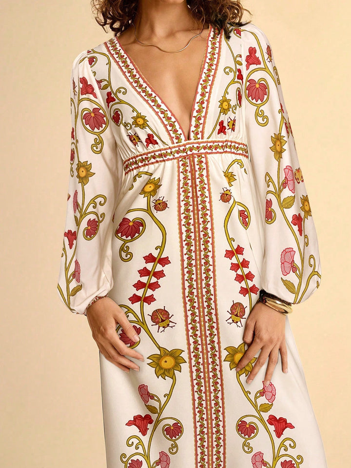 Rochie maxi SHEIN, mix culori